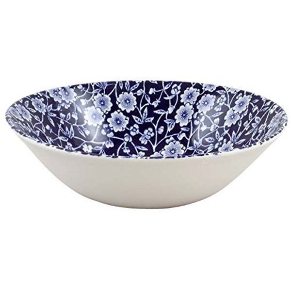 Burleigh Blue Calico Cereal Bowl