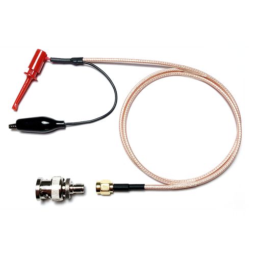 NUBTECH ACC0005-H Hook Clip SMA Coaxial Cable with BNC Adapter, Low Noise Design, L70cm