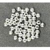UKAS 100 x Quality Silver Metal beads for Fly Tying 4mm