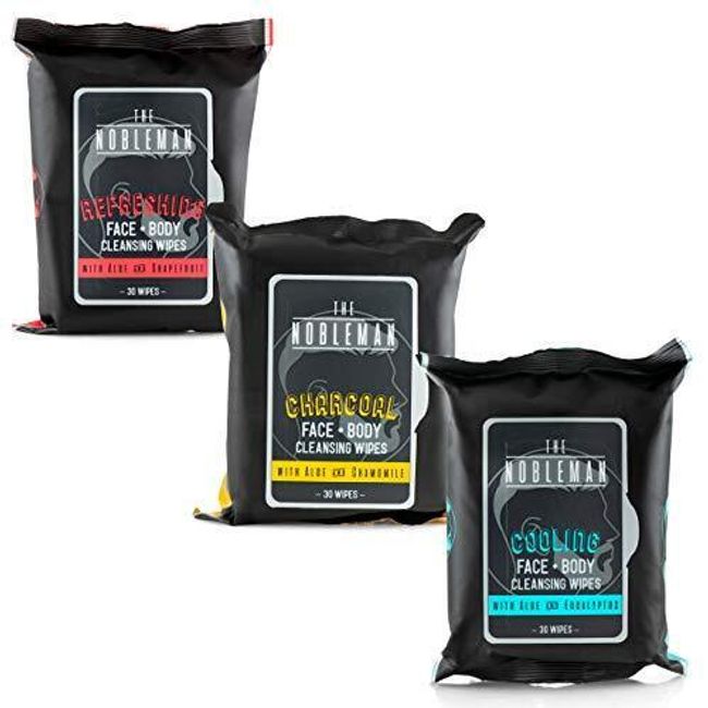 Men's Body Wipes: Cleansing + Cooling Wipes