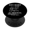 Boxen Vintage Speed Bag Box Champ In Progress Please Wait PopSockets mit austauschbarem PopGrip