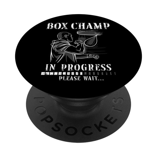 Boxen Vintage Speed Bag Box Champ In Progress Please Wait PopSockets mit austauschbarem PopGrip