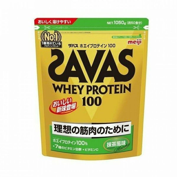 Meiji SAVAS WHEY PROTEIN 100 Powder Matcha Green Tea Flavor 1050g