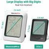 2PCS LCD Digital Indoor Thermometers Hygrometer Room Temperature Humidity Meter