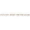Surf Gate Boat Port Bracket SRF2 | Chaparral 42.00288 White Aluminum