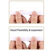 sourcing map PET Expandable Cord Protector, 6.5Ft-6mm Wire Loom Cable Sleeve White