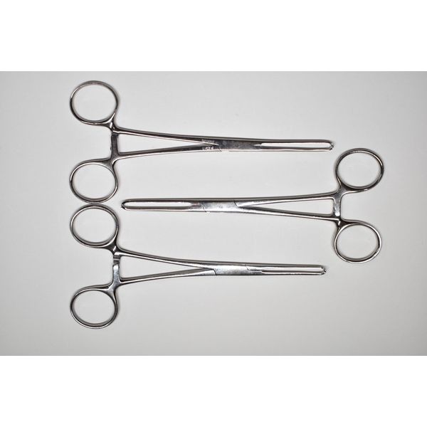 Surgical Tissue Forceps SET OF  3  Allis Tissue Forcep 6 Inch PAKISTAN Stainless