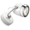 Philips MyLiving Balsa Single Spotlight White (Includes 1 x 35 Watts GU10 Bulb)