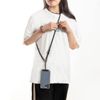 Chvving Strap, Smartphone Strap, Strap Holder, Neck Hanging, Cross-Angle, Outdoor, Fall Prevention, red