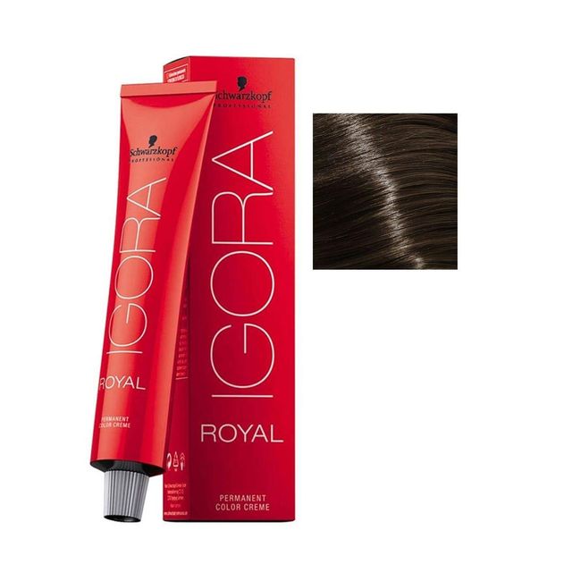 Schwarzkopf Professional Schwarzkopf Igora Royal Saç Boyası 60ml-No - 6.0 Koyu Kumral