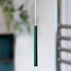 Bathroom Light Pull Cord, String and Handle. Subtle Pen Shape Minimalist Design. Bright and Fun Colours. (Racing Green)