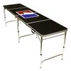 8' Folding Beer Pong Table with Bottle Opener, Ball Rack and 6 Pong Balls - Sports Design - By Red Cup Pong