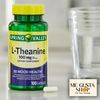 L-Theanine Spring Valley 100 mg Support 100 Count Includes Pill Organizer