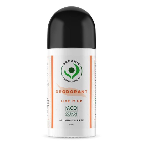 Organic Formulations Live It Up Deodorant 70mL