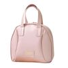 DAWRIS Pink Travel Makeup Bag with Compartments, Multi-Layered Shell-Shaped Cosmetic Case