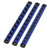 6-PACK Magnetic Socket Organizer Set 1/4" 3/8" 1/2" Drive Socket Holder Rack USA