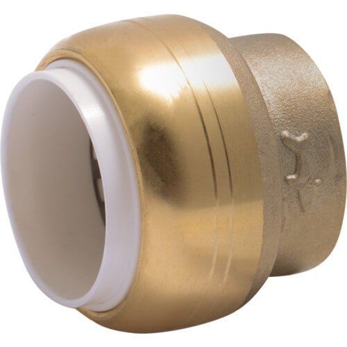 Sharkbite UIP514 PVC End Caps, Brass