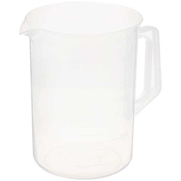 Sanplatec BBC05032 Plastic Beaker with Handle, 1032 3L, Polypropylene Resin, Japan