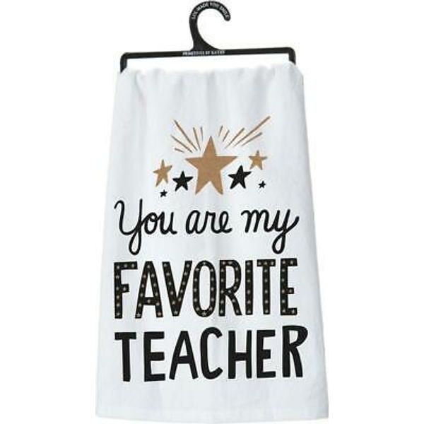 NEW!~"You are my favorite teacher"~TEA/DISH TOWEL~Hand/Kitchen