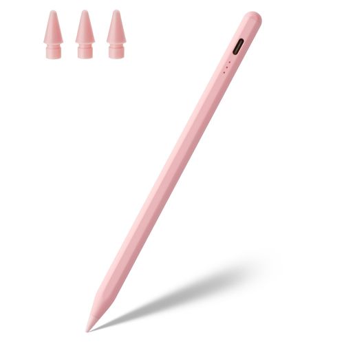 Stylus Pen for iPad A16 11th 10th 9th 8th 7th 6th Generation, iPad Pro 12.9 11 13 inch M4, iPad Air M3 M2 5th 4th 3rd Gen, iPad mini A17 Pro 7 6 5, for Apple Pencil Pro 1st 2nd Gen Alternative (Pink)