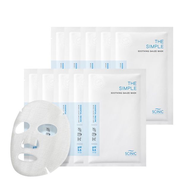 [Scynic] The Simple Gauze Mask 10pcs