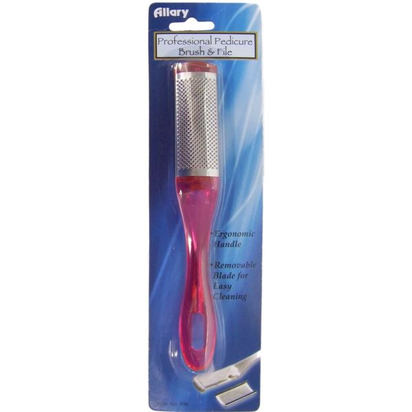 Allary Professional Pedicure Brush & File