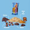 , Chocolate, USDA Organic Nut Butter Bites Protein Bar, Nut & Date Snack, Filled