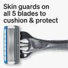 Schick Hydro 5 Disposable Razor for Men with Hydrating Gel Reservoir, 3 Count (Pack of 1)