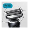 Braun Electric Razor for Men, Waterproof Foil Shaver, Series 7 7075cc, Wet & Dry Shave, With Beard Trimmer, Rechargeable, Clean & Charge SmartCare Center and Leather Travel Case Included, Black