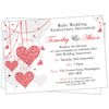 Personalised Ruby Wedding 40th Anniversary Invitations (Design Code: RWA 020) (Pack of 20)