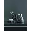 Spirella Etna Glitter Polysresin Toilet Brush, Black