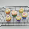 Huaswan Bright Rainbow Foil Cupcake Liners Mini Baking Cups for Party, 240-Count
