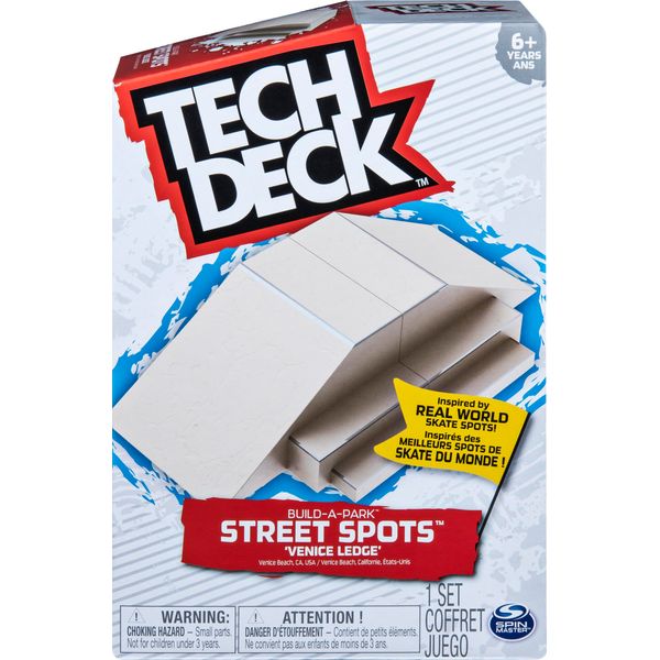 TECH DECK, Build-A-Park Street Spots, Venice Ledge, Ramps Boards and Bikes, Multicolor (20115586)