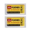 Feather Double Edge Safety Razor Shaving Blades 20 Count Japan