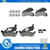 Front Rear Ceramic Brake Pads w/Hardware For 2010 - 2016 2017 Ford Expedition