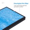 FFyan Activated Carbon Filter for TCL TKJ 220F/240F/248F Air Purifier Filter