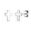 Philip Jones Sterling Silver Cross Earrings