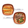 GOTHAM STEEL Tri-Ceramal 10.25" Square Shallow Pan