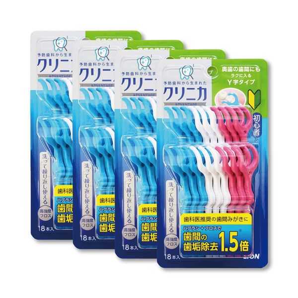 CLINICA ADVANTAGE Y-Shaped Dental Floss, 18-pack