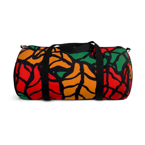 Duffel Bag, Carry on Luggage, Autumn Red Leaves - Large