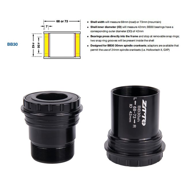 68mm BB, Bottom Bracket Press Fit