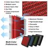 Auto Dynasty High Flow Engine Air Panel Filter Drop-in Reusable & Washable Compatible with Mazda 6 / MPV (Blue)