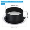 2pcs 6 Inch Round Air Vent Adjustable Grill Soffit Vent with Screen Rotate Type