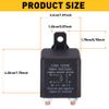 Wireless Dual Remote Battery Car Disconnect Relay 12V Cut-off Master Switch 120A