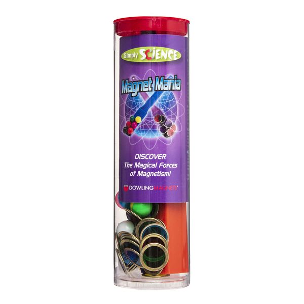 Dowling Magnets Simply Science Magnet Mania Kit. Magnet Set with Magnet Wands, Magnetic Marbles, Magnetic Chips, and STEM Activities. Magnet Science Kit. Magnet Toy.