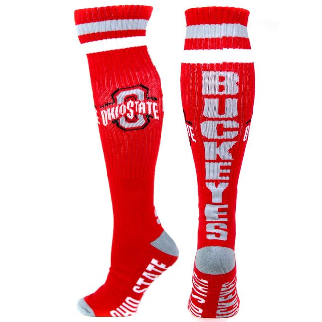 DB Fan Gear Ohio State Buckeyes Scarlet Tube Socks