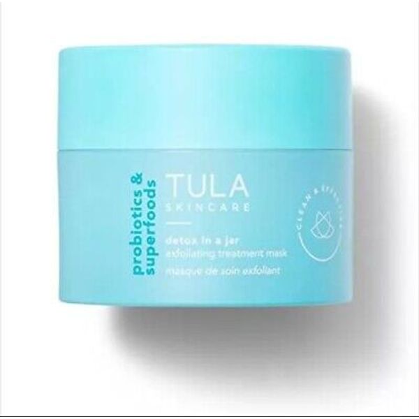 TULA Skin Care Detox in a Jar - Exfoliating Treatment Mask 1.65oz 46g New
