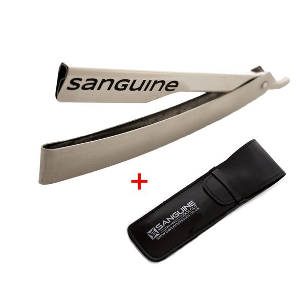 Steel Shaving Razor, Barber Classic Shaving Razor, Steel Slide + Free Pouch