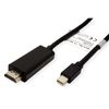VALUE Mini DisplayPort Kabel, Mini DP-HDTV, ST/ST, schwarz, 3,0 m