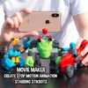 Zing Stikbot Megabots - Stikbot Poseable Collectible Stop Motion Action Figures and Mega Vehicles (Knockout (Green))
